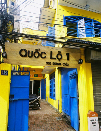 thiết kế quán cafe quốc lộ 1